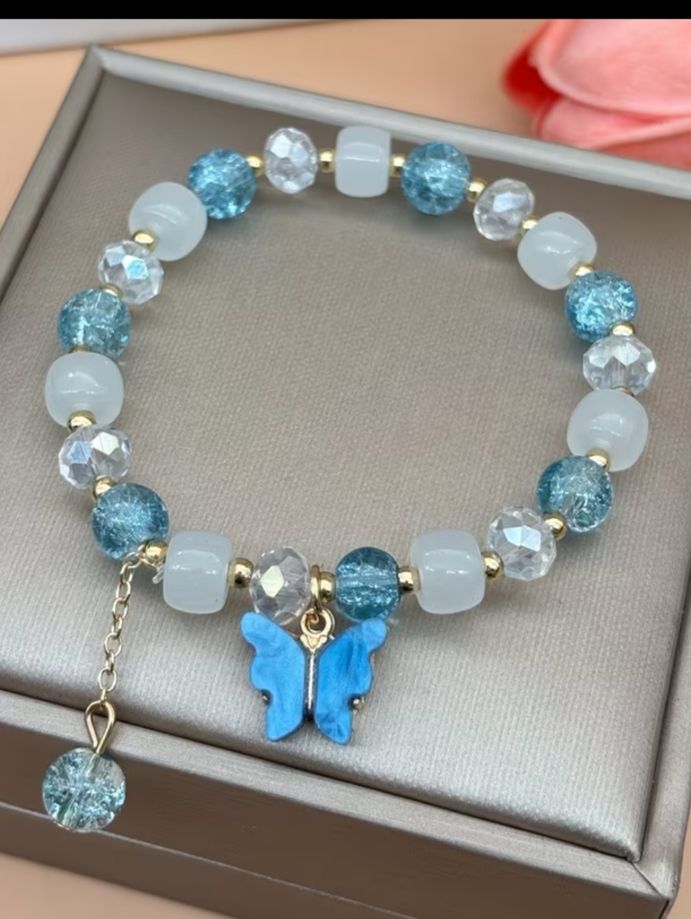 Butterfly Beaded Bracelet